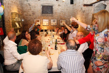 brindis de los invitados en comunion